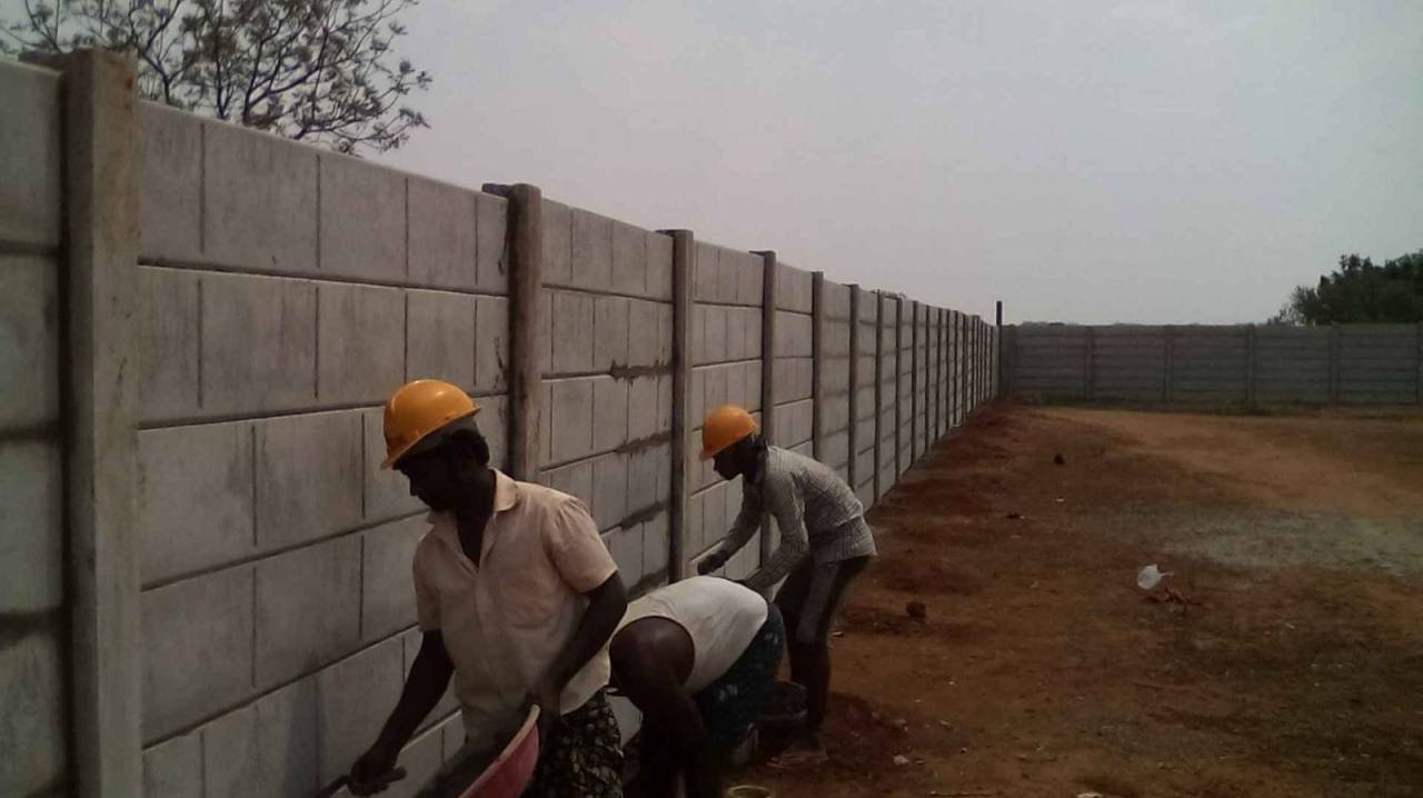 School surrounding wall Construction